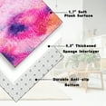 thumbnail image 5 of Socofuz 3x5ft Tie Dye Rainbow Fluffy Rug, Soft Shaggy Carpet for Living Room Bedroom Children's Room, 5 of 9