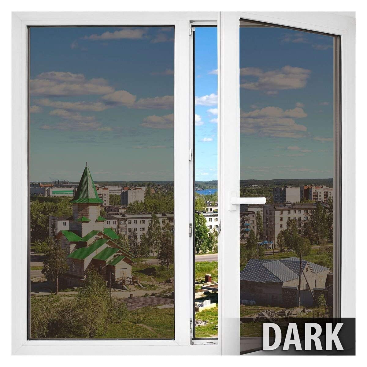BDF BRZ20 Bronze Reflective Sun Control and Daytime Privacy (Dark) Window Film 24in X 24ft