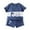 Blue, variant on toddler boy easter outfit Toddler Boys Short Sleeve Cartoon Dinosaur Prints T Shirt Tops Shorts Child Kids Outfits