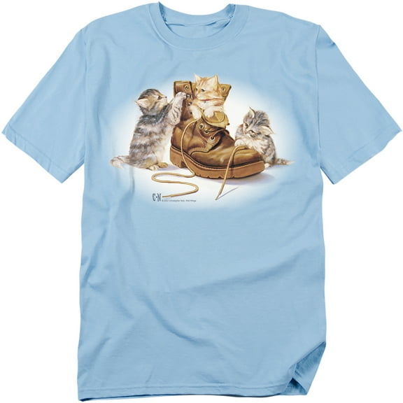 Wildlife T-Shirt Playful Kittens Unisex Graphic Tee For Men & Women
