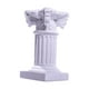 thumbnail image 1 of Portavelas romano blanco Base de resina estatua figurita Pedestal para boda interior exterior decoración del hogar ornamento Sunnimix Pilar Romano, 1 of 8