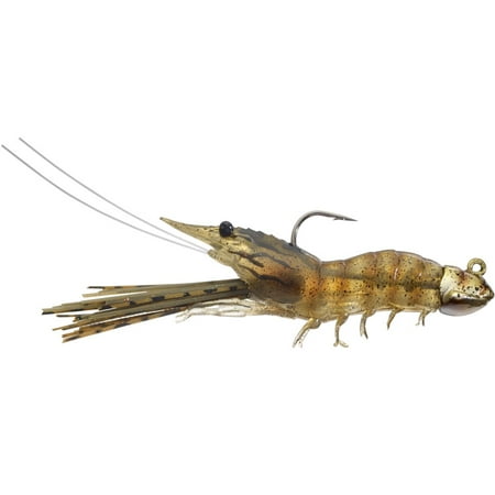 Live Target SSJ Fleeing Shrimp Soft Plastic Jigs [70-85mm,Choose (Best Hook For Live Shrimp)