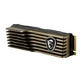 thumbnail image 3 of MSI SPATIUM M480 Heatsink M.2 2280 1TB PCIe Gen4x4, NVMe 1.4 3D NAND Internal Solid State Drive (SSD), 3 of 5