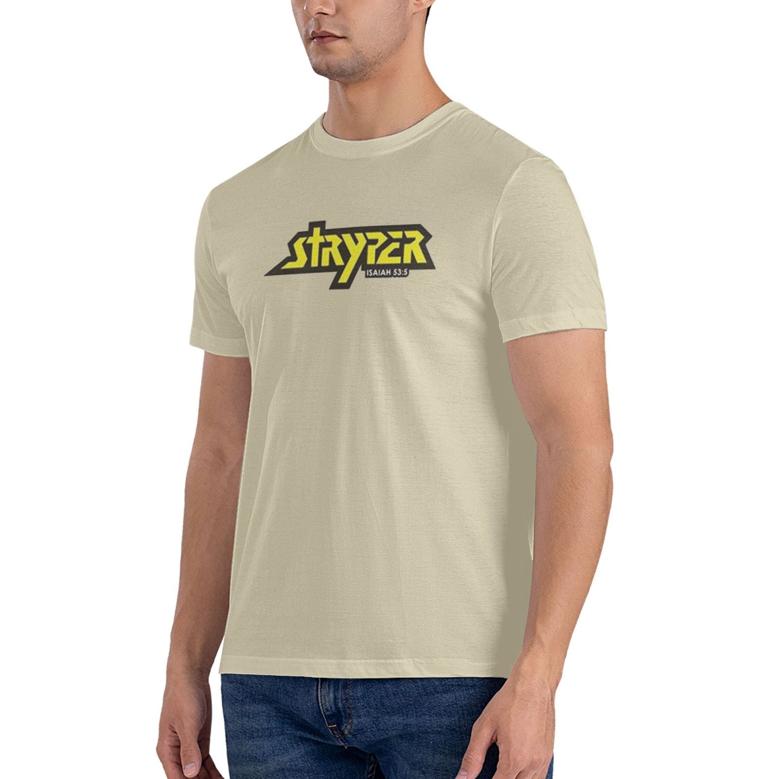 Fjerde Match pop JXK Men's Stryper Band Logo Hard Rock T-Shirt S ColorName Short Sleeve  Men's Basic Short Sleeve T-Shirt Natural 5X-Large - Walmart.com