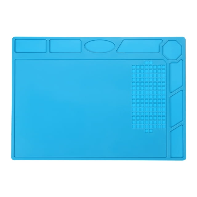 2uds Silicona Soldadura Estera Calor Aislamiento 932°F 12.6 x 9 Electrónica Reparación Trabajo Estera para Soldar Hierro BGA Trabajo Banco Laptop Celular Teléfono