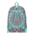 thumbnail image 3 of Floral Print Boho Mandala Backpack for Women Men, Lightweight Laptop Daypack for College School, Large Capacity Bookbag for Work Travel Gift, 3 of 5