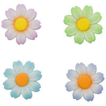 Daisies Edible SugarSoft Cake/Cupcake Decorations 12 ct