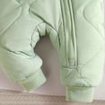 thumbnail image 6 of Baby Winter Fleece Lined Romper Bear Ear Hooded Quilted Snowsuit Full Zipper Warm Jumpsuit Outfit, 6 of 6