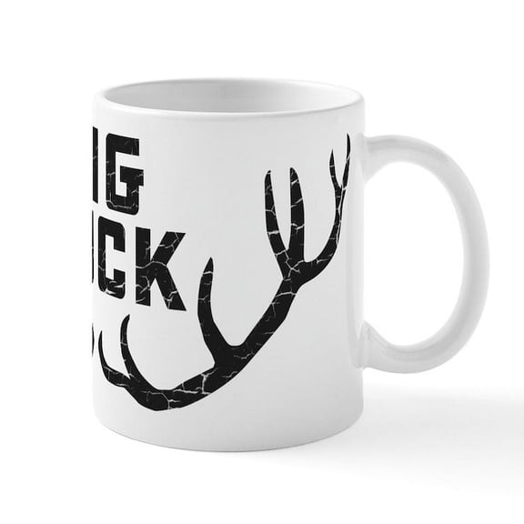 CafePress - Big Buck Mug - 11 oz Ceramic Mug - Novelty Coffee Tea Cup