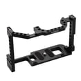 thumbnail image 4 of Jaula para cámara Andoer Camera Cage Aleación de aluminio con doble montaje en zapata fría Tornillo de 1/4 pulgadas Compatible con Canon EOS 90D / 80D / 70D DSLR Camera Andoer Jaula de cámara, 4 of 6
