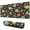 DarkBrown Cartoon Dinosaurs, variant on Long Mouse Pads for Desk,DarkBrown Cartoon Dinosaurs Forest Desk Mats on Top Of Desks, Desk Mouse Pad Extra Large with 3mm Non-Slip Base and Stitched Edge for Gaming,Work,Home 31.5"x11.8"