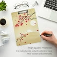 thumbnail image 5 of FMSHPON Cherry Blossom Flower Mountain Clipboard Hardboard Wood Nursing Clip Board and Pull for Standard A4 Letter 13x9 inches, 5 of 8