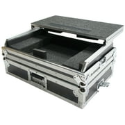 Harmony DJ 3/8 Black Laminated Plywood Flight Case with Spring Loaded Handle, Black