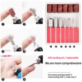 thumbnail image 4 of Portable Electric Nail Drill Set Pen Sander Polish Machine Acrylic Gel Removal Manicure Filer Kit with 6 Nail Drill Bits Pedicure Efile Rotary Carver Nail Art Tools-White, 4 of 7