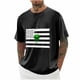 thumbnail image 1 of Tops para hombre, blusas y camisas de cuello redondo y manga corta para hombre, blusas casuales de moda con cuello redondo y manga corta para hombre, blusas para hombre, 1 of 3