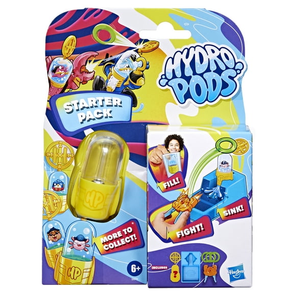 Hydro Pods Pirates Starter Pack Battle Toy, Water Activated Surprise Toys for Kids