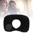 thumbnail image 4 of Almohada De Forma U Inflable, Superficie De PVC, Diseño De Boquilla A Prueba De Fugas, Bolsillo Elástico, Cojín De Cuello Portátil Para Automóvil, Oficina, Aeronaves Con, 4 of 7