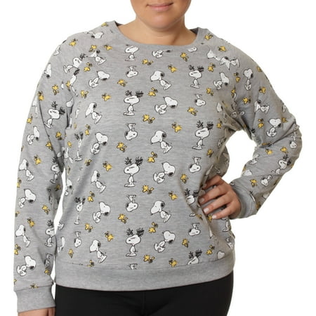 Snoopy Women's Plus All Over Pri