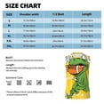 thumbnail image 5 of Lsque T-Rex Playing Football Print Men's Cotton Blend Sleeveless Muscle Shirts (S-3XL)- Moisture Wicking, Odor Protection, UPF 30+,3X-Large, 5 of 8