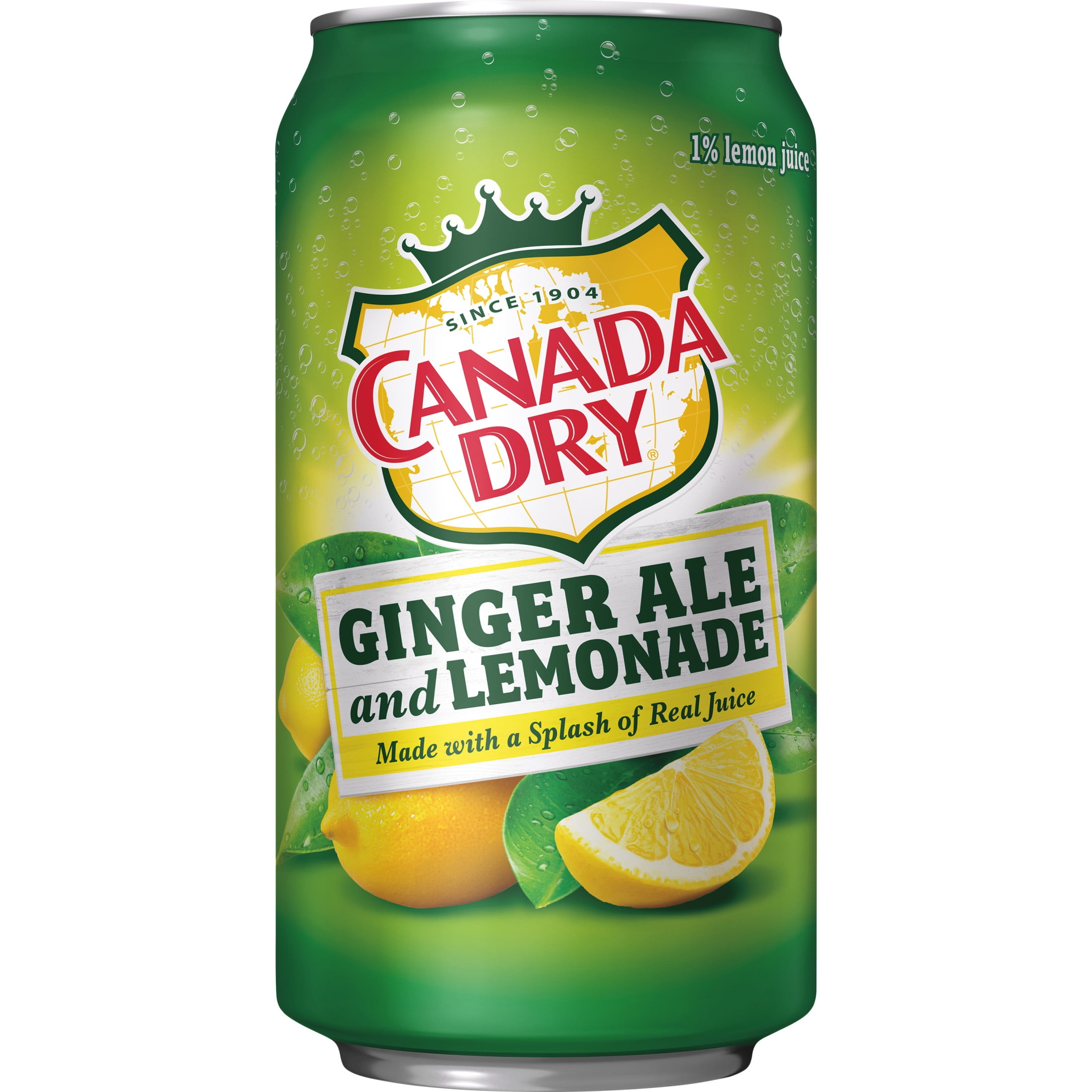 Canada Dry Ginger Ale and Lemonade Soda Pop, 12 fl oz, 12 Pack Cans