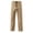 C134 Khaki, variant on CONZONE Little Boys School Uniform Pants Straight Leg Flat Front Baggy Pants for Boys Drawstring Fall Trousers with Pockets