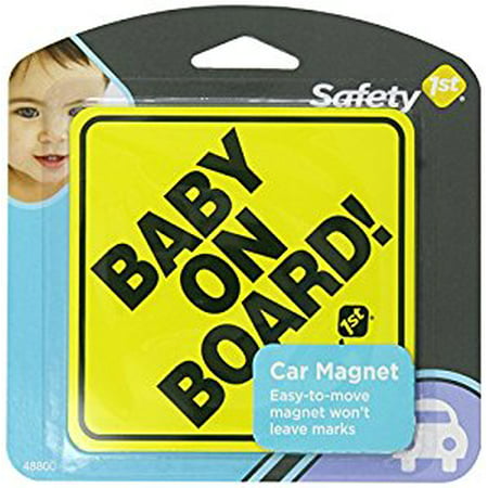 Safety 1st Baby On Board Sign Magnet (Best Baby On Board Sign)