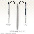 thumbnail image 6 of Parker® Jotter Ballpoint Pen, Medium Point, 0.7 mm, Silver/Gold Tone Barrel, Blue Ink, 6 of 8