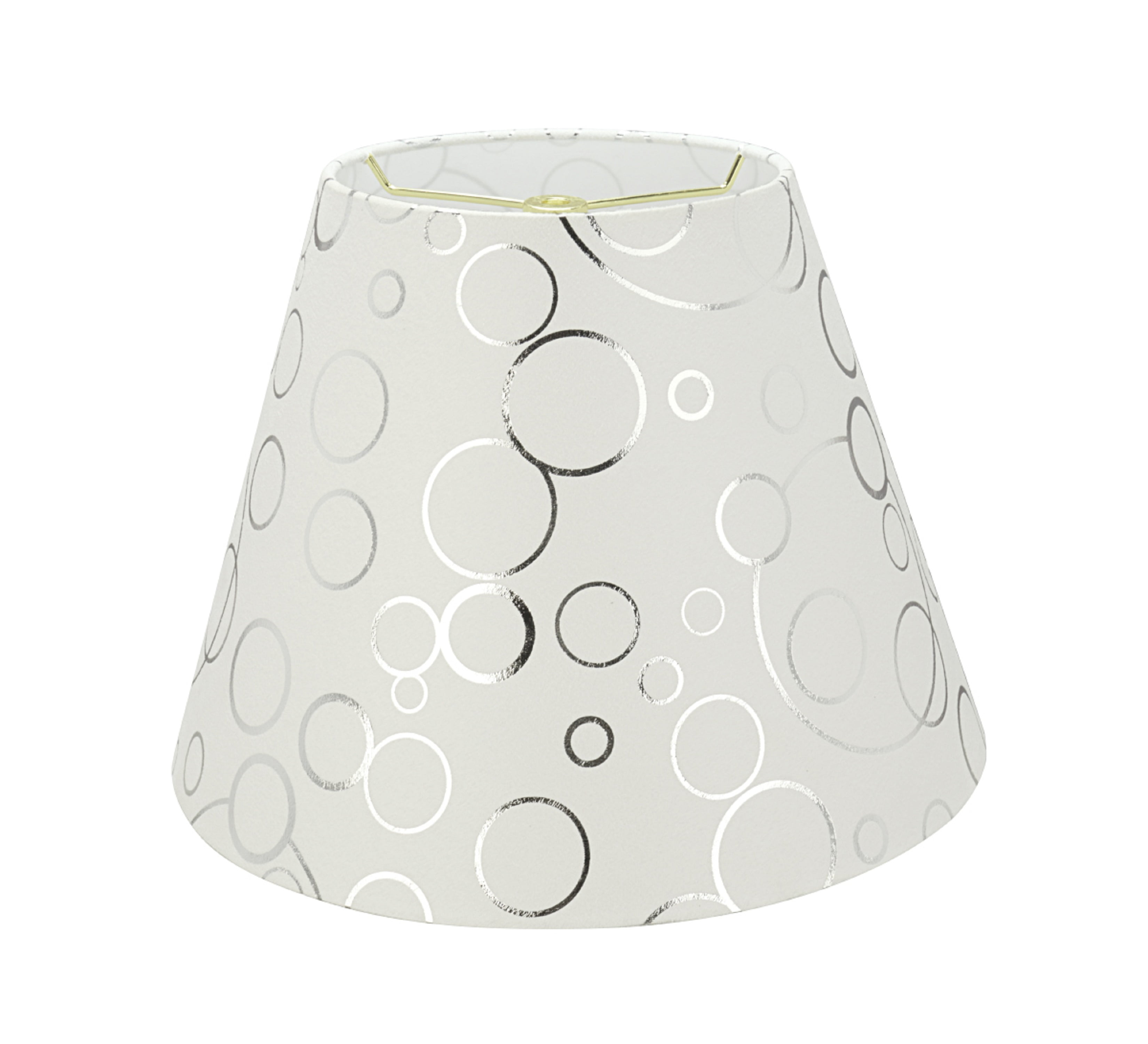 Aspen Creative 32687 Transitional Hardback Empire Shaped Spider Construction Lamp Shade in White, 13" wide (7" x 13" x 9 1/2")