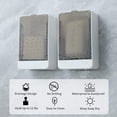 thumbnail image 3 of Linqz 2-Pack Wall-Mounted Soap Holder, Waterproof Self-Draining Bar Soap Box, No-Drill Bathroom Caddy with Adhesives, Multi-Purpose Shower Organizer, 3 of 7