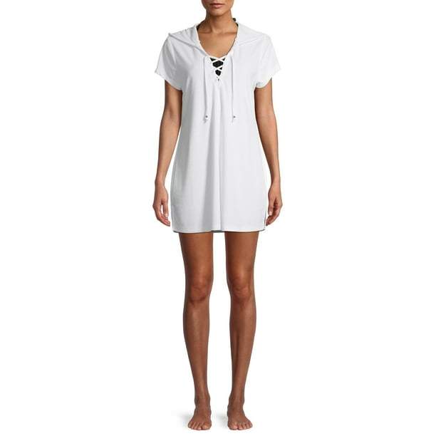 Time and Tru Women's and Women's Plus Size Terry Swim Cover Up