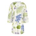 thumbnail image 5 of siminsem Floral Kimono Robe for Women Plant Print Sleeping Robe Lightweight Sleepwear Loungewear Long Dressing Gown Soft Breathable Bathrobe Casual Housecoat Spring Summer, GN2,XXL, 5 of 5