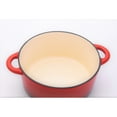 thumbnail image 4 of Hamilton Beach 5.5 Quart Enameled Cast Iron Covered Dutch Oven Pot, Red, 4 of 4