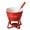 Red, variant on lanema Fondue Pots Set for Chocolate,Cheese,Candy Mini Ceramic Fondue Pots with Fork