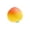 Vibrant Yellow And Orange Gradient, variant on Giant Peach Squishy Toy with Fruit Design, 1 Pack, Pink, for Relaxation and Desk Fidgeting, Sensory Squeeze Toy