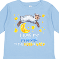 thumbnail image 4 of Inktastic I Love My Mama to the Moon and Back Cute Sheep Boys or Girls Long Sleeve Toddler T-Shirt, 4 of 5