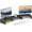 Black, variant on Dual Monitor Stand for Desk, Metal Monitor Riser, Pink office Supplies and Accessories (Pink)