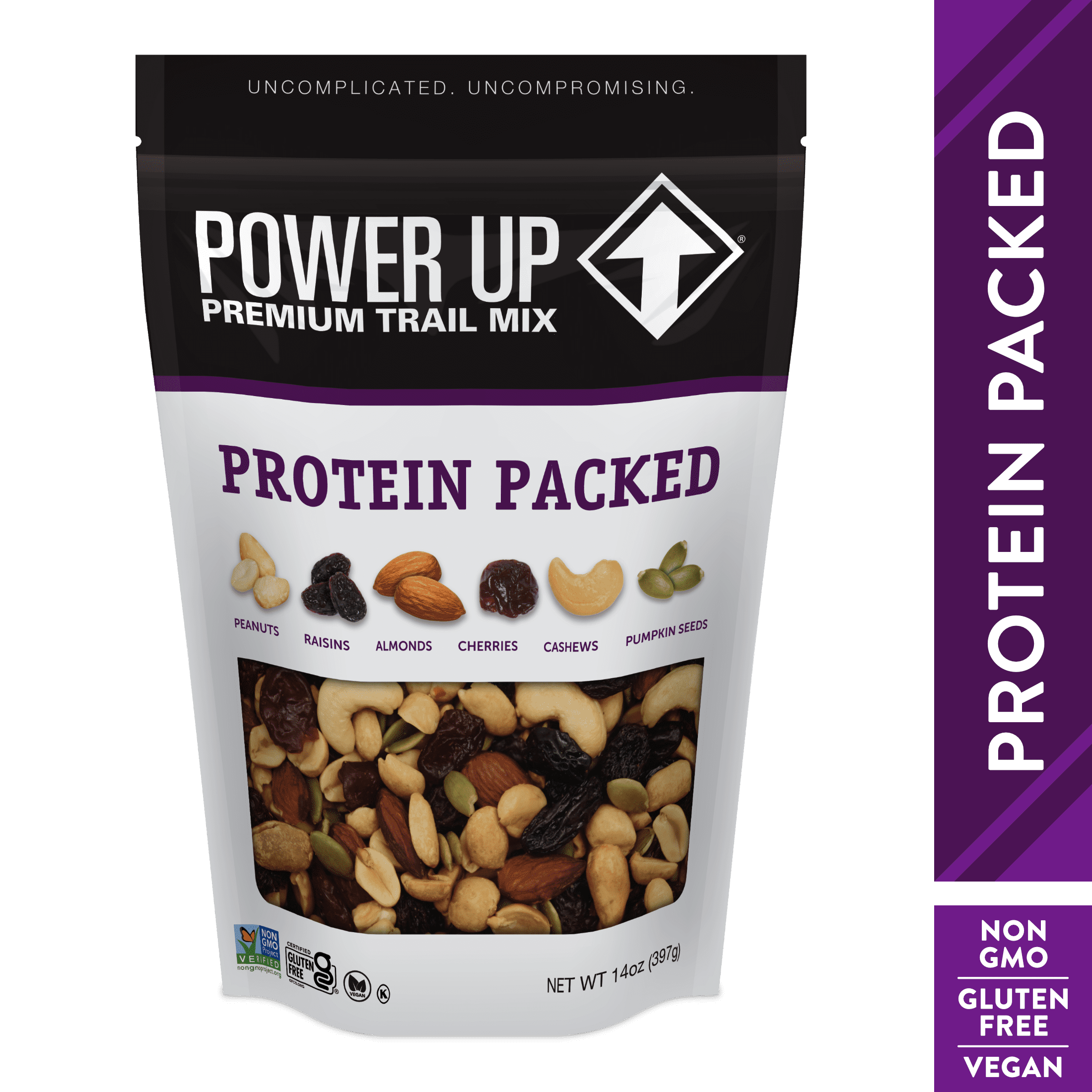 Power Up Protein Packed Trail from Gourmet Nut, 14 oz. Bag, Gluten Free, Good Source of Protein - Walmart.com