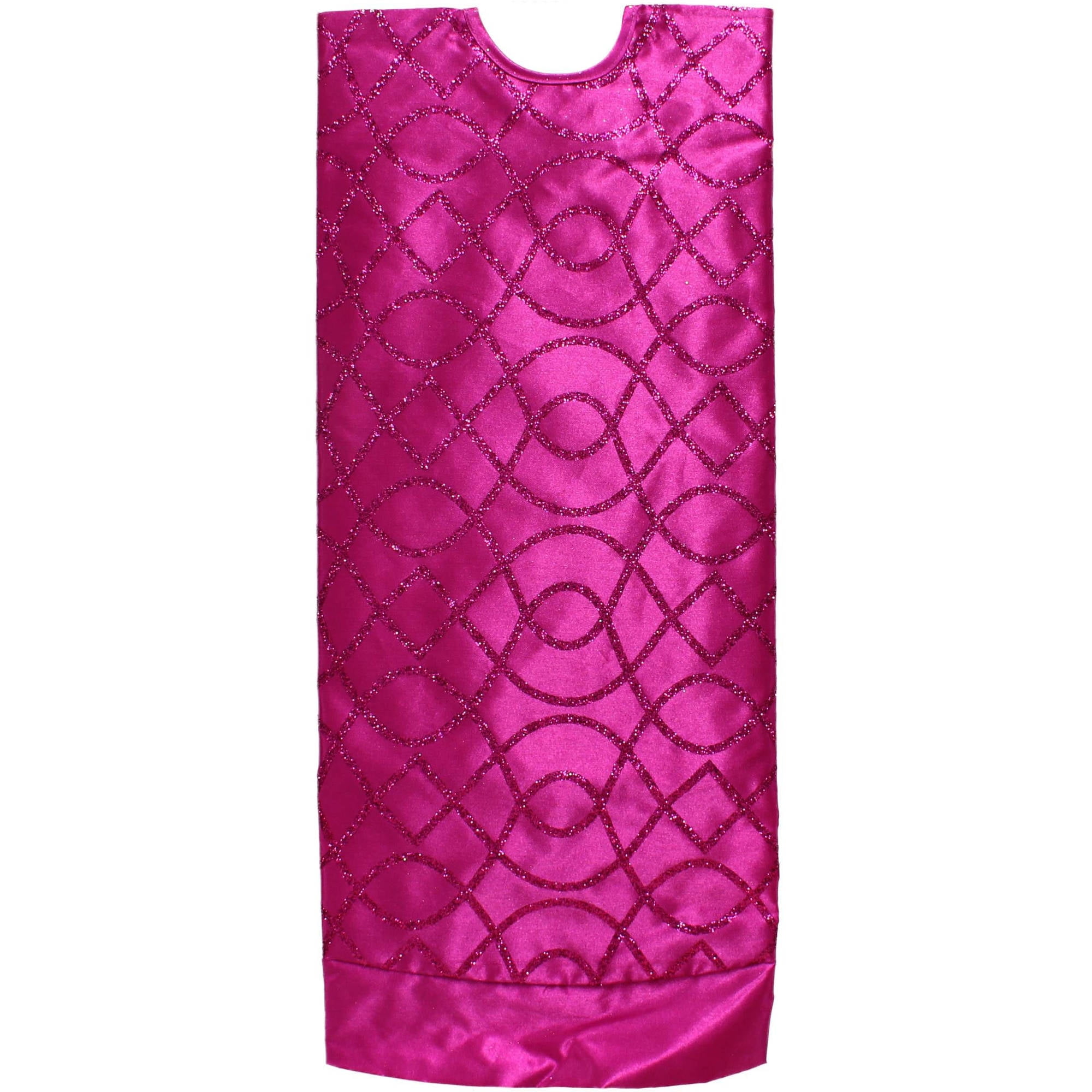 Holiday Time Christmas Decor Pink Lattice 48" Tree Skirt