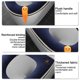 thumbnail image 3 of 2 fundas de inodoro universales para todas las estaciones con asas, cojines de inodoro, cojín tipo cremallera, 3 of 6