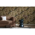 thumbnail image 4 of Taupe Climbing Peacock & Climbing Florals Tropical Wallpaper, 4 of 5