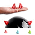 thumbnail image 4 of Cuerno Para Casco De Motocicleta, 2 Uds., Casco De Motocicleta De Plástico Suave, Cuernos Con Ventosa, Accesorios De Decoración Para Casco De Motocicleta Eigraketly VI009054-03, 4 of 5