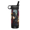 thumbnail image 2 of Yu Gi Oh! Kids Insulated Water Bottle With Straw - 18 Oz Stainless Steel Double Wall Vacuum Cup, Leakproof, Bpa Free, Suitable For Boys And Girls, 2 of 5