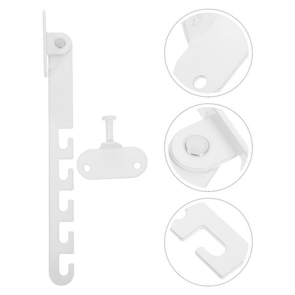 Soimiss 1 Set Window Locks Security Window Restrictor Casement Carbon Steel Safety Lock for Doors