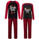 thumbnail image 4 of Jngle-Pijama navideño a juego para pareja, Conjunto de pijama negro con tetas y oropel, bolas y oropel, 4 of 4