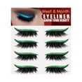 thumbnail image 1 of Xihbxyly Pegatinas para Párpados, Tiras Delineadoras Reutilizables, Pestañas Postizas de Fácil Aplicación, Aspecto Cómodo y Natural, Maquillaje para Fiestas, Cosplay y Fotografía, Perfecto para Todo, 1 of 2