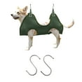 thumbnail image 3 of Unique Bargains 1 Set Pet Grooming Hammock Polyester Pet Grooming Tools with Hooks Large Green, 3 of 6