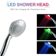 thumbnail image 1 of Mistaha LED Hand Shower LED Shower Head Automatically RGB Color-Changing Temperature Sensor Showerhead for Bathroom, 1 of 8