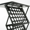 thumbnail image 7 of M&T Displays Foldable Counter with Perforated Literature Holder and Carrying Bag, Magazine Rack, Brochure Display Stand, Catalog Leaflet, Flier for Fair, Conference, Shows (Black, 2x(8.5x11)), 7 of 7