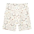 thumbnail image 4 of joogoo Magical Rabbit Christmas Girls Lined Shorts Bike Dance Bottoms 6T, 4 of 7