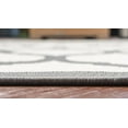 thumbnail image 5 of Unique Loom Outdoor Trellis Collection Area Rug - Moroccan (6' 1" x 9' Rectangle Gray/Silver), 5 of 7
